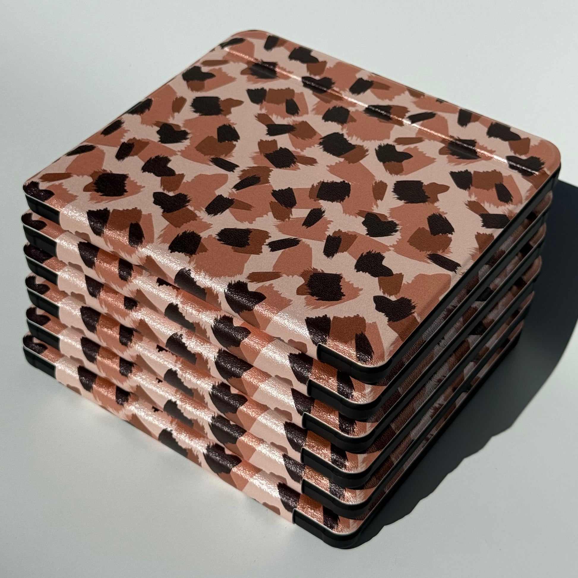 Durable Wild Words leopard Kobo Libra case with auto sleep and wake