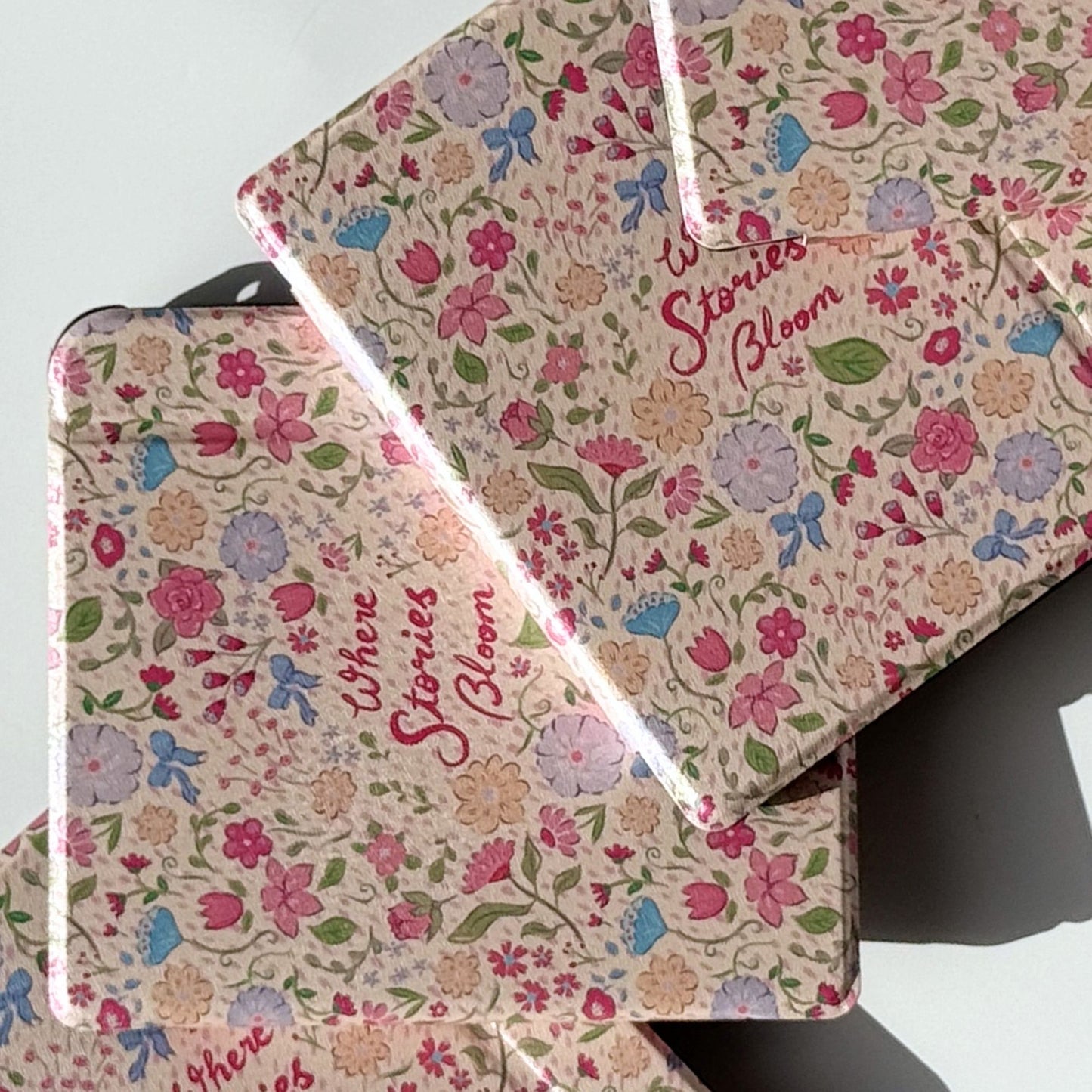 stories bloom floral kobo case for bookish ereaders