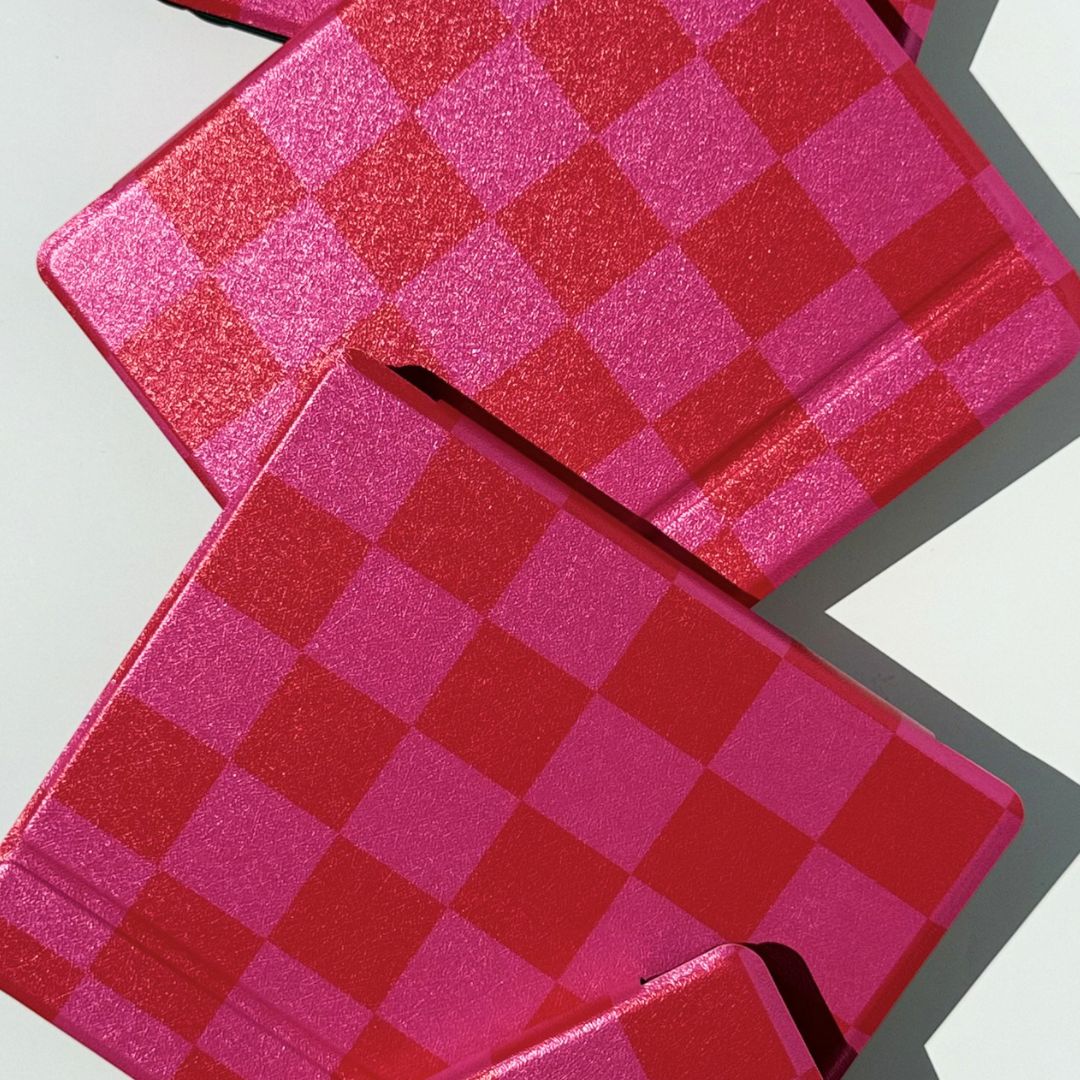 pink cute kobo libra cover with hand strap for comfort