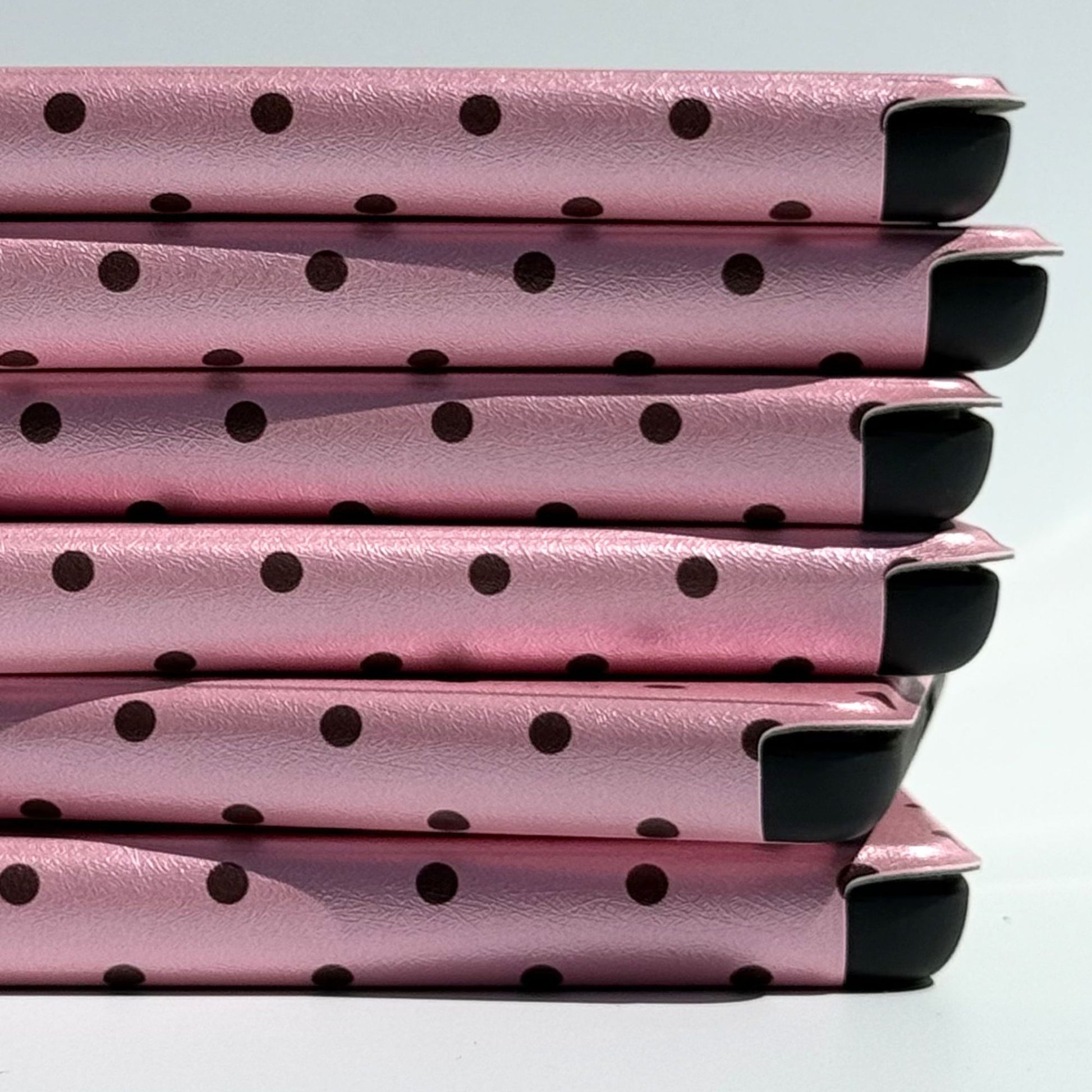 Pink Reverie Kindle cases stacked side on, slim protective folio by Case Society Australia