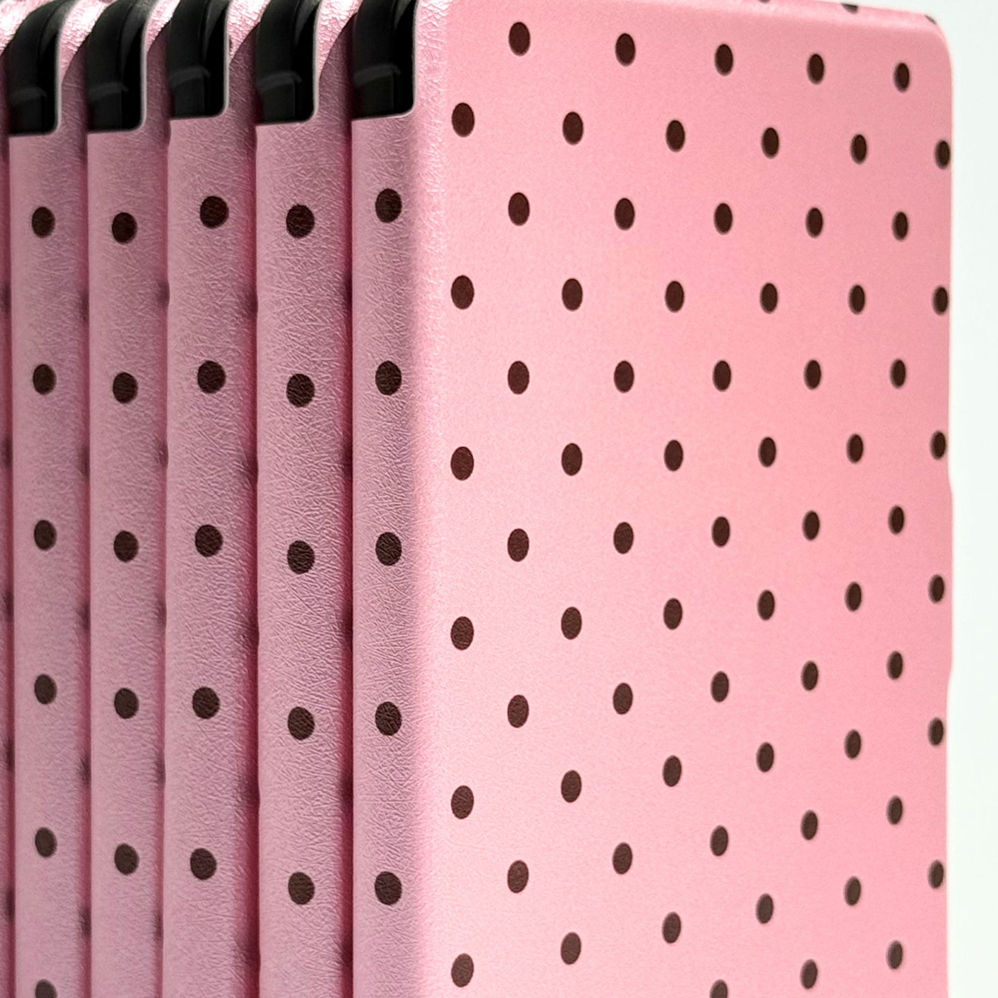Pink Reverie Kobo Clara case stack showing shockproof black corner bumpers