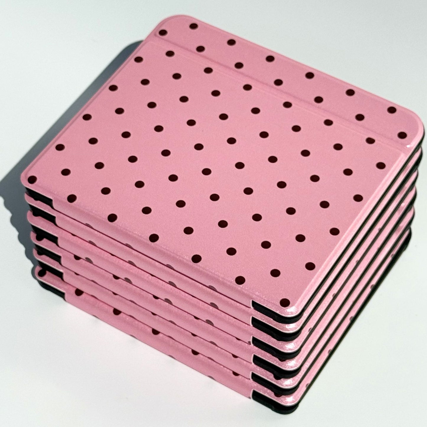 Pink Reverie Kobo Libra cases stacked, angled top view by Case Society Australia