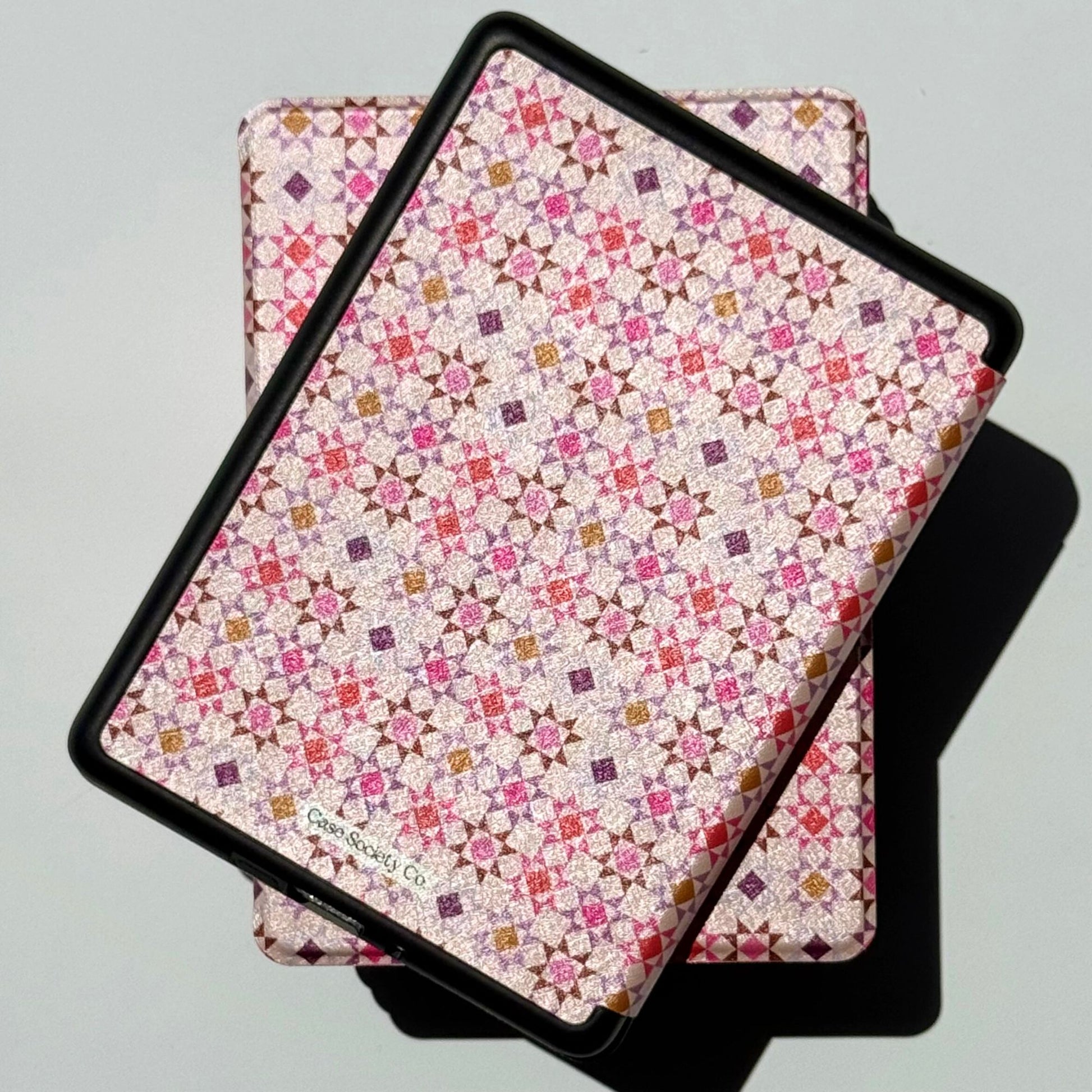 Neutral woven pattern Kindle case –Storywoven design for Kindle